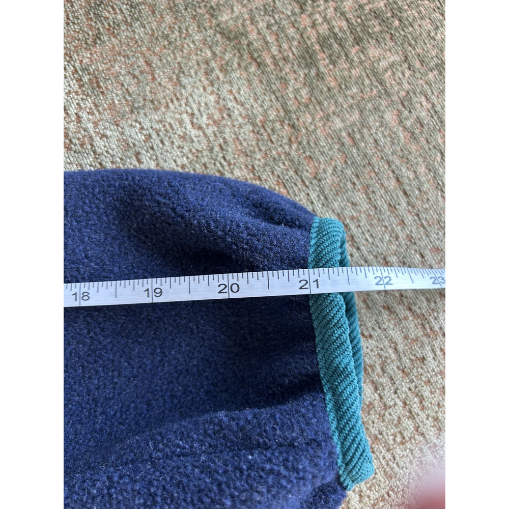 J.Crew Navy Green Warm-Up Fleece Pullover XS CP983 - Picture 11 of 12